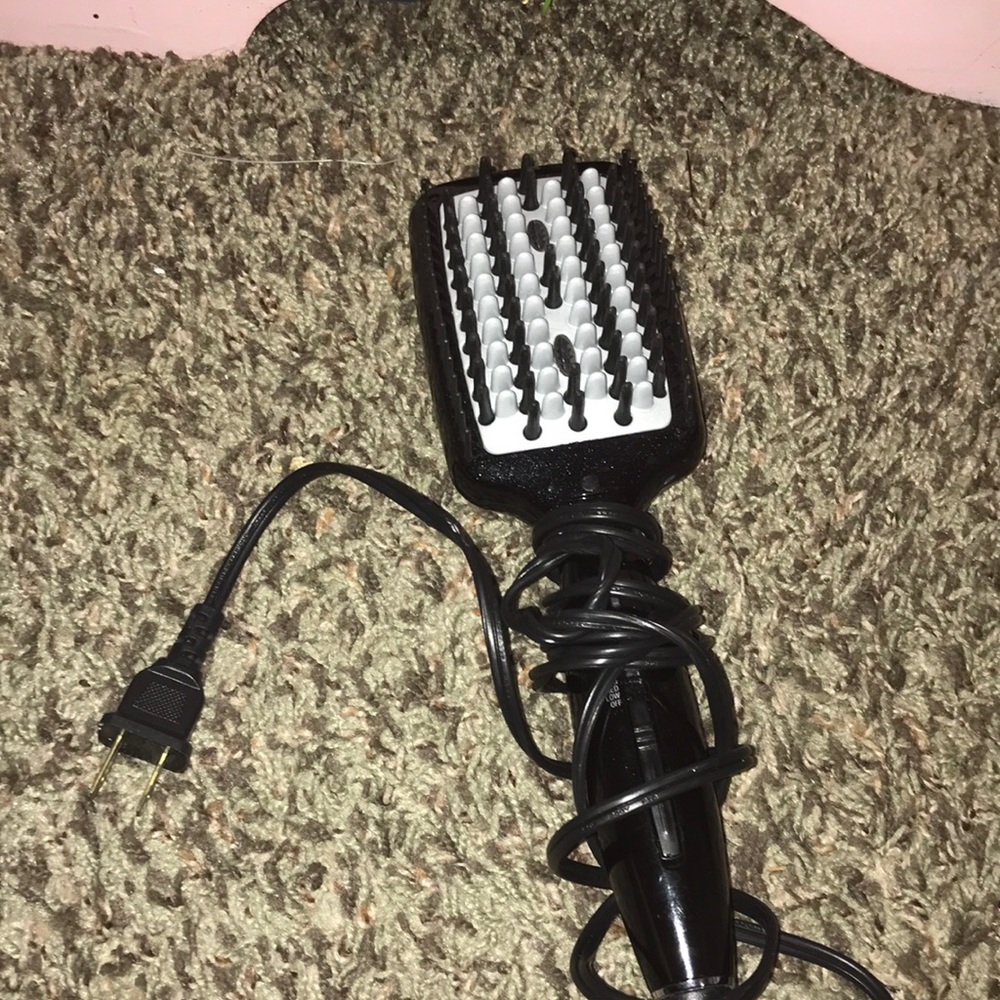 brand new conair hairbrush straightener